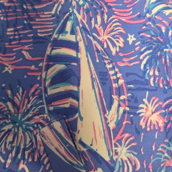 NWT Lilly Pulitzer Skipper Popover "Its A Sailabration" - Picture 5 of 12